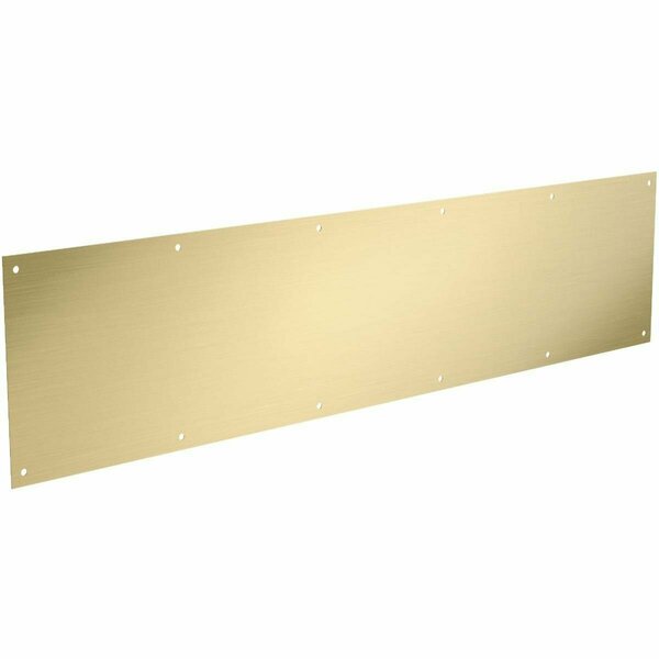 National & Spectrum Brands Hhi National w/ Spectrum Brands HHI  8 x 34 in. Kickplate, Brushed Gold 111967